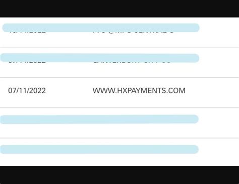 HXPayments Hythe charge on credit card and bank statement: .